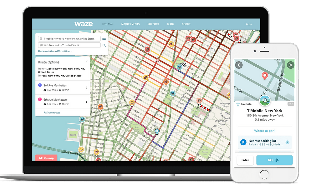 Annuaire référencement Waze - Page d'entreprise