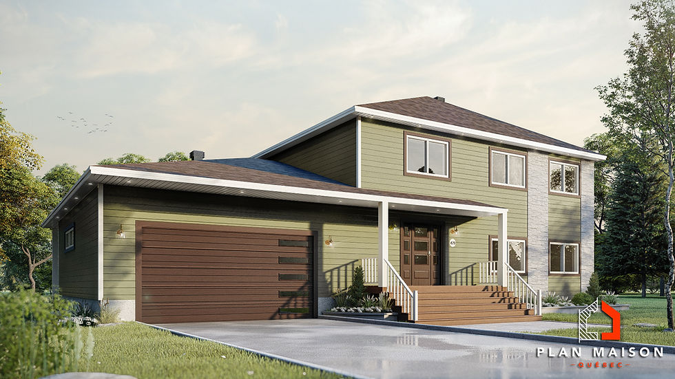Plan maison 6 chambres avec étage | Plan Maison Québec