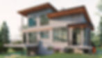 Maison en plan moderne - Extérieur avant
