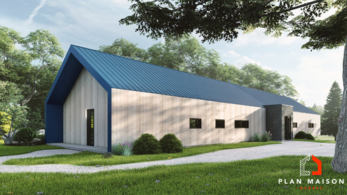 Plan maison terrain etroit en longueur | Plan Maison Québec