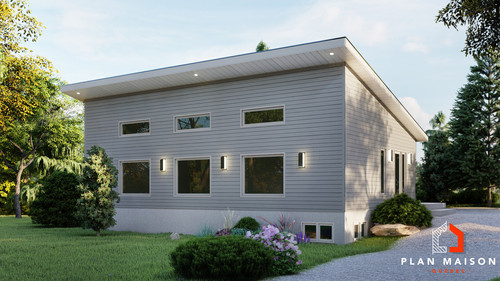 Maison blanche plan | Plan Maison Québec