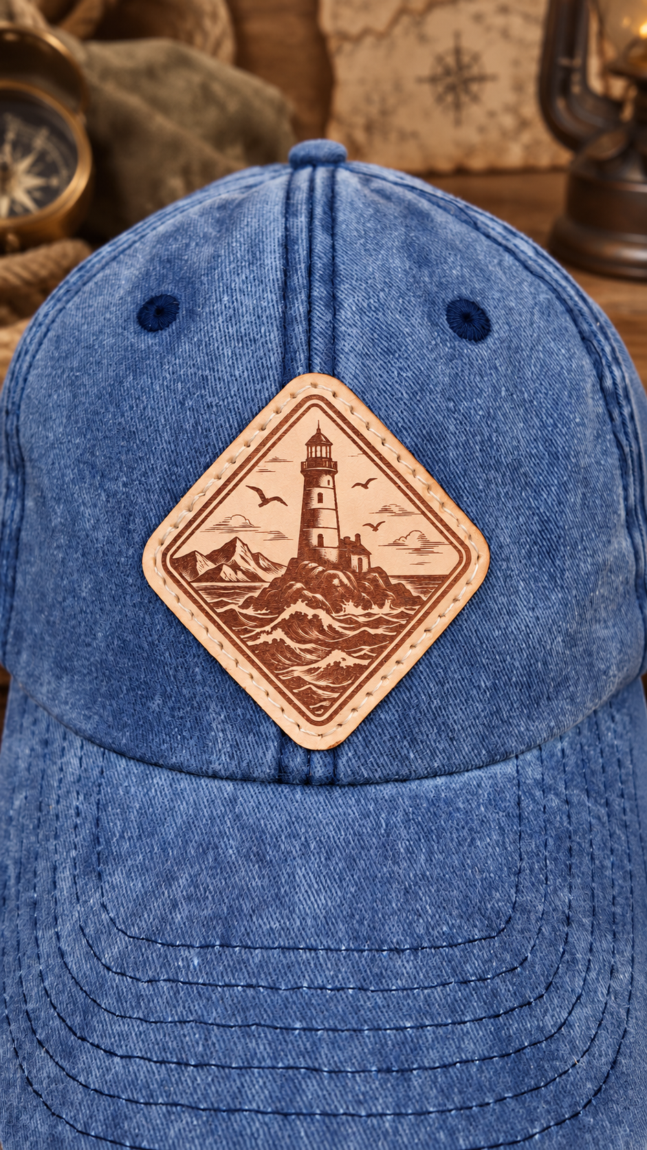 Miniature : Casquette vintage Phare – Bleu délavé