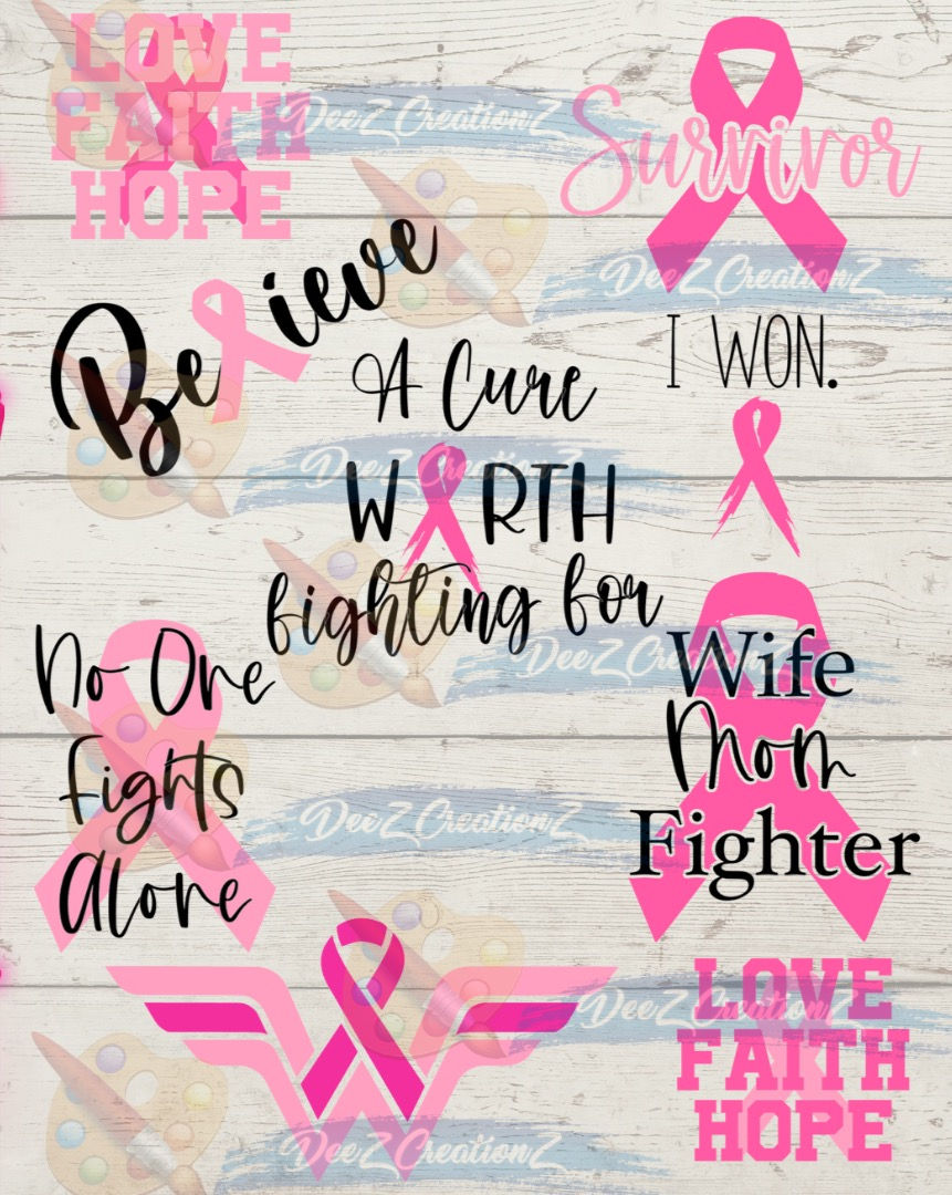 Thumbnail: Breast Cancer Car coasters