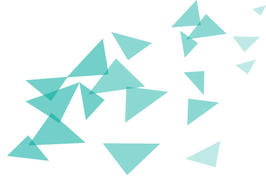 Scattered Bleu Triangles