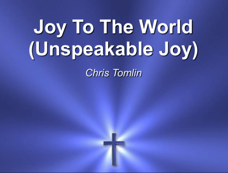 Joy To The World (Unspeakable Joy) by Chris Tomlin cover – Christmas xLights sequence