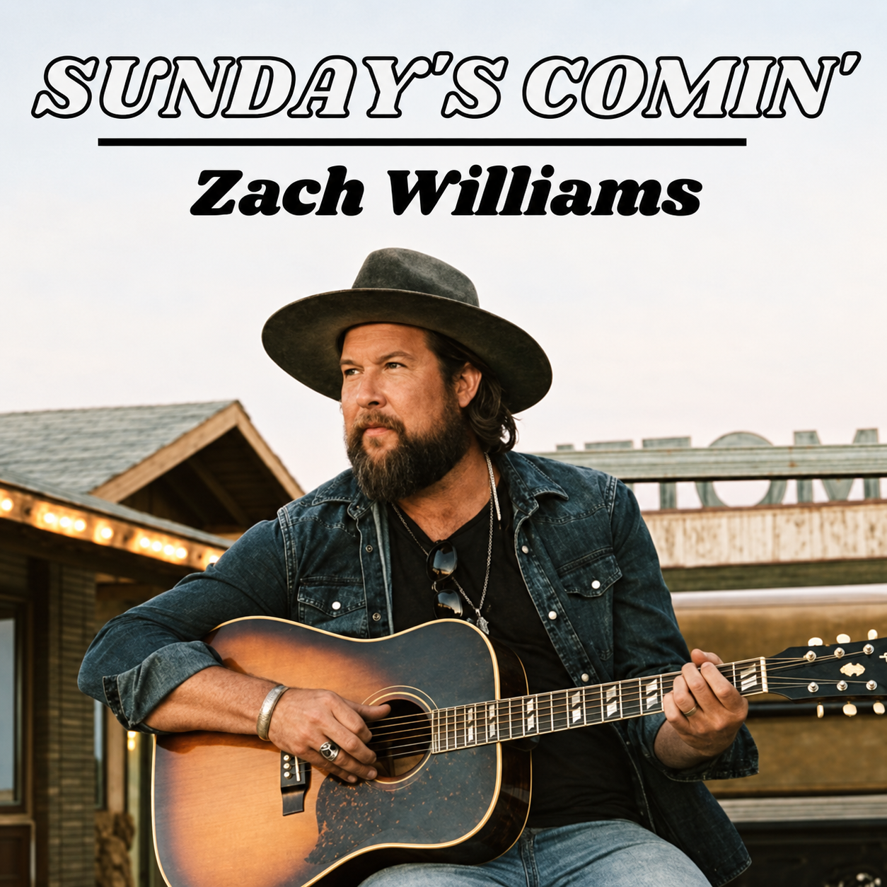Sunday’s Comin’ by Zach Williams promotional image – Christmas xLights sequence