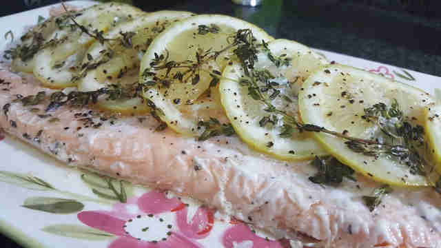 סלמון מאודה בטימין ולימון | שרון סער