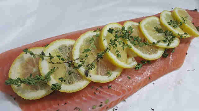 סלמון מאודה בטימין ולימון | שרון סער