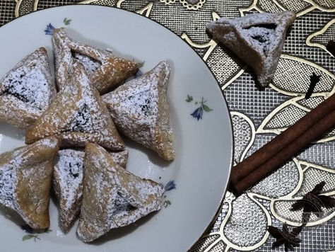 אוזני המן במלית פרג או תמרים