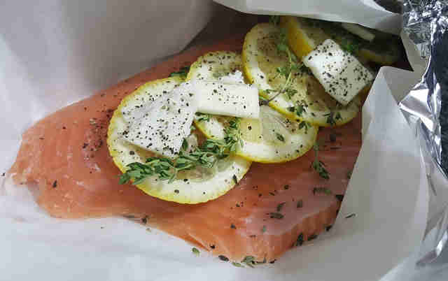 סלמון מאודה בטימין ולימון | שרון סער