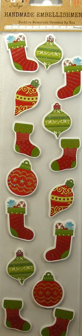 Craft Boutique - Handmade Embellishments - Stockings & Baubles.