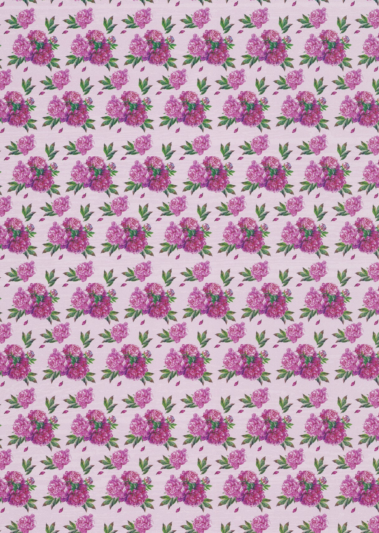 Nancy Watt Signature Collection - Peonies & Pomegranates A4 Background Card