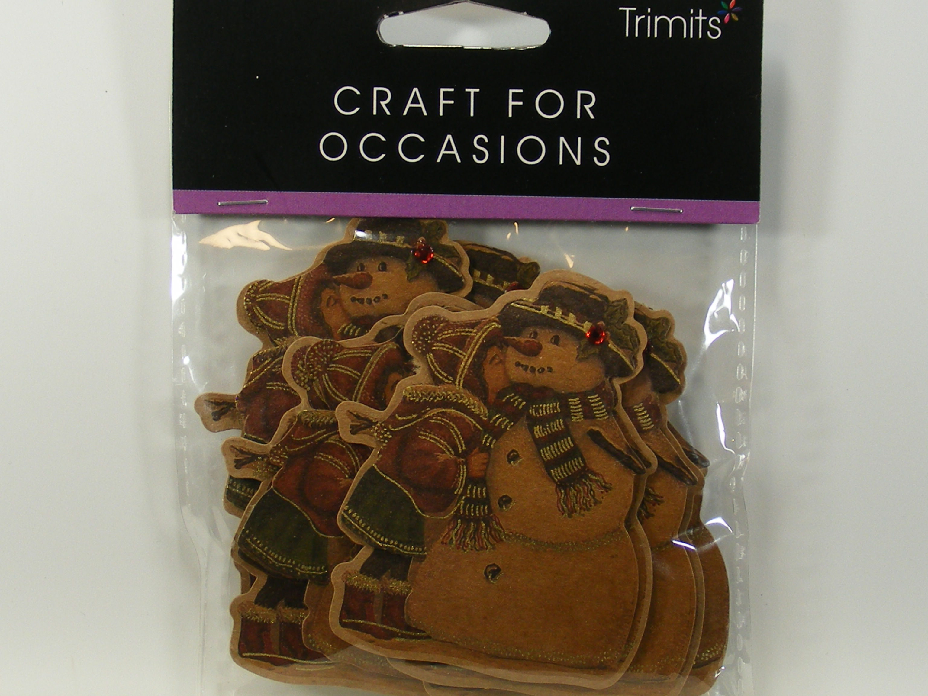 Trimits - Crafts For Occasions - Vintage Snowman Toppers