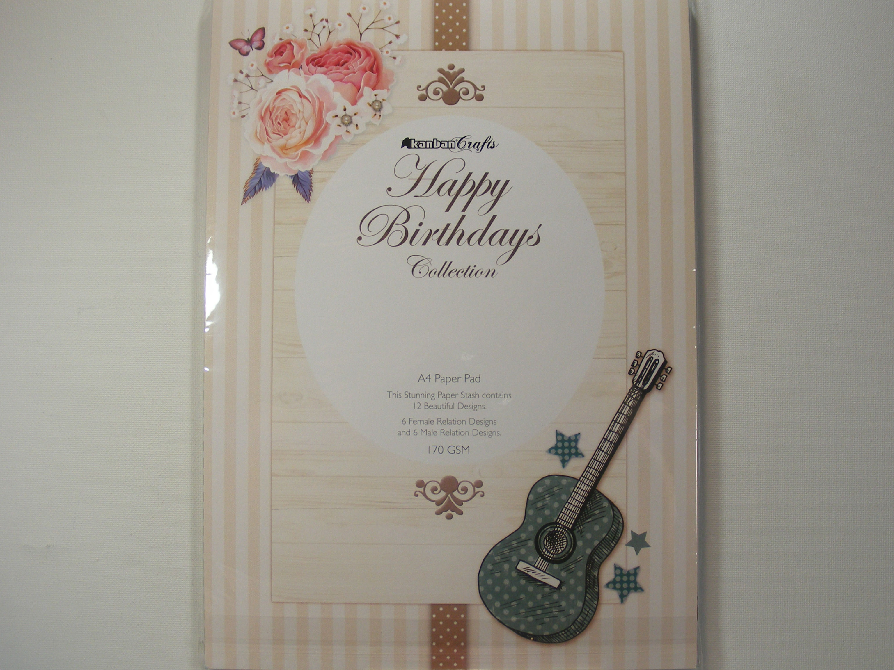 Kanban - Happy Birthday Collection A4 Paper Pack