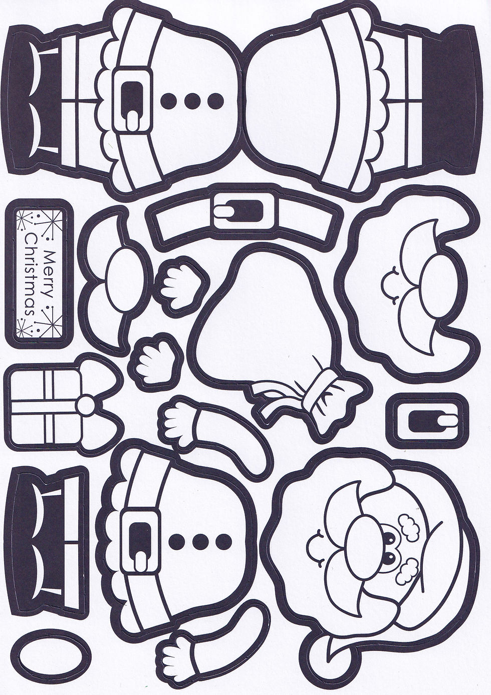 Kanban - Santa Claus ''Colour Me'' Card