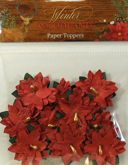 Hobbycraft - Winter Woodland - Christmas Paper Poinsettias