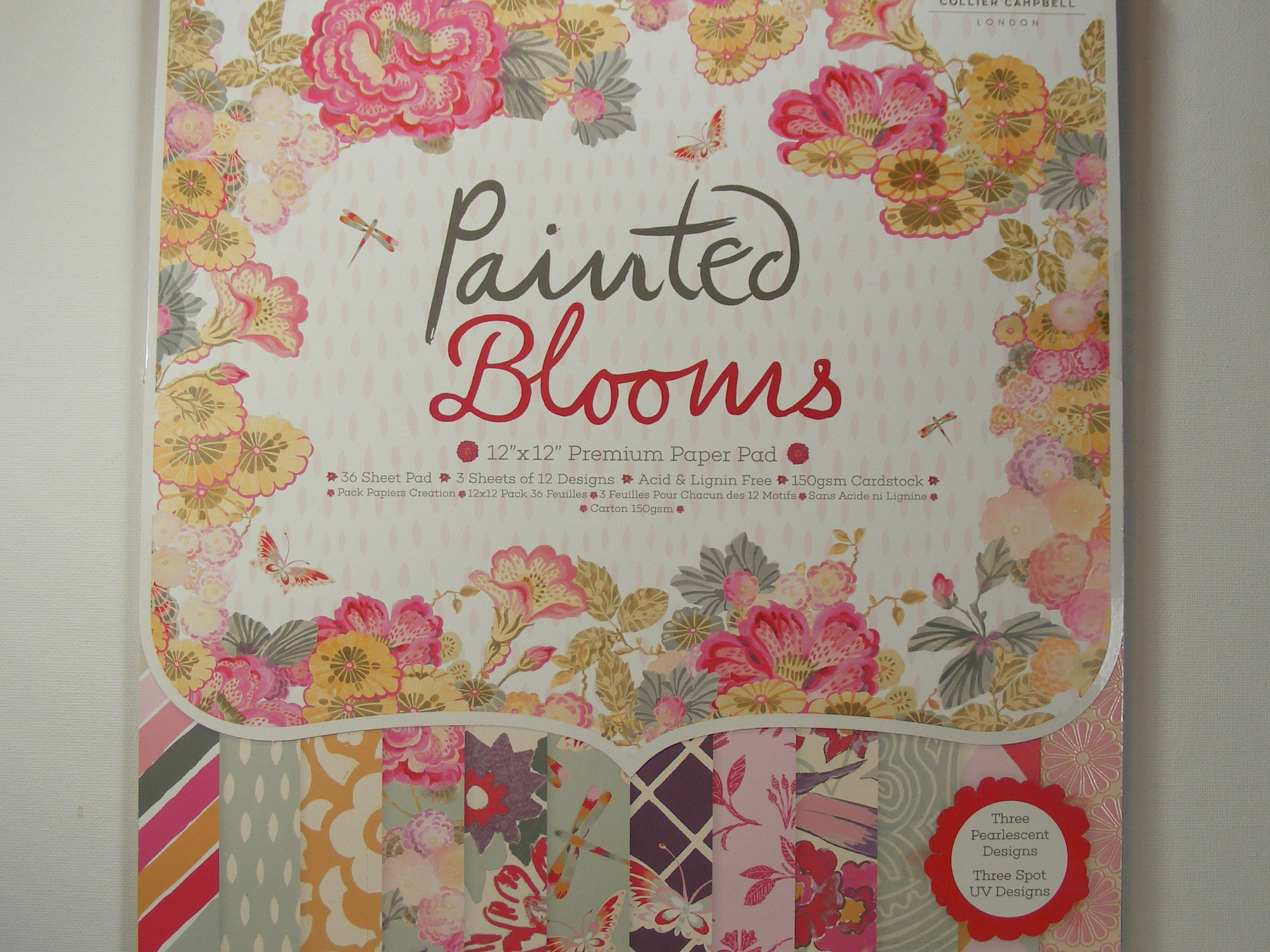 Dovecraft - Painted Blooms 12" x 12" Pad