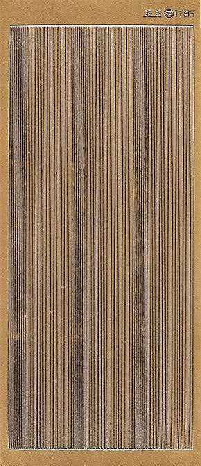 JEJE - Peel Off Sticker Sheet - Borders (Gold)