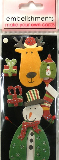 GCS Embellishments - Reindeer & Snowman