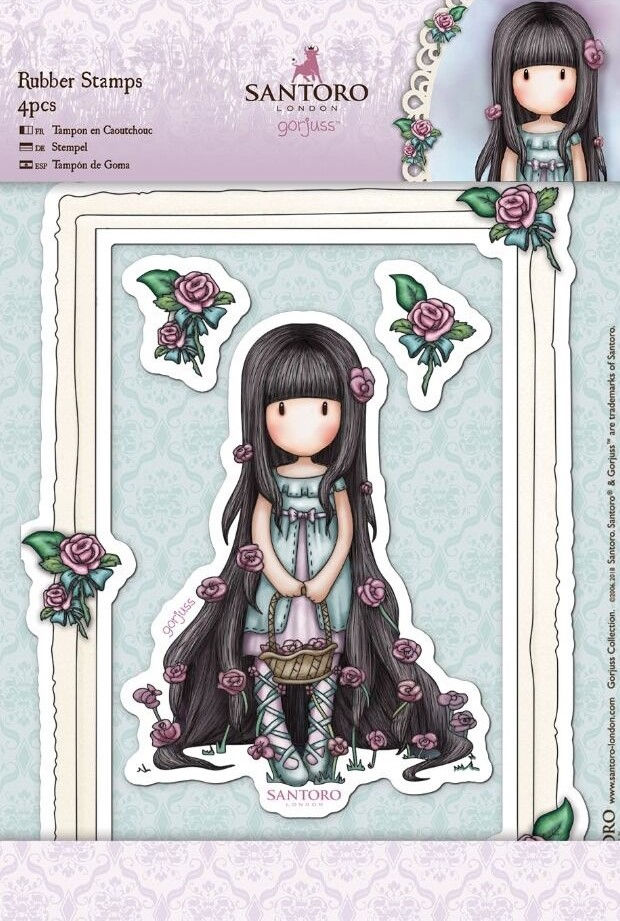 Santoro - Gorjuss Rosie Rubber Stamp Set