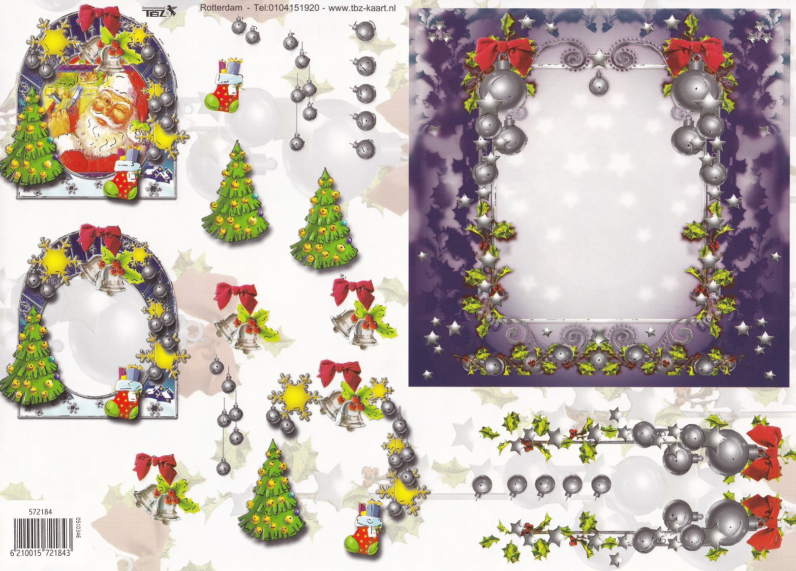 TBZ International - Christmas Decoupage Sheet
