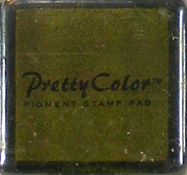 Pretty Color - Pigment Mini Ink Pad - Olive Green