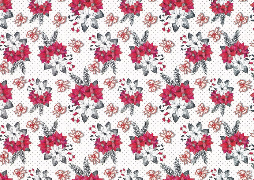 Kanban - Christmas Monochrome Background Card