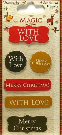 Dovecraft - The Magic of Christmas Sentiment Toppers