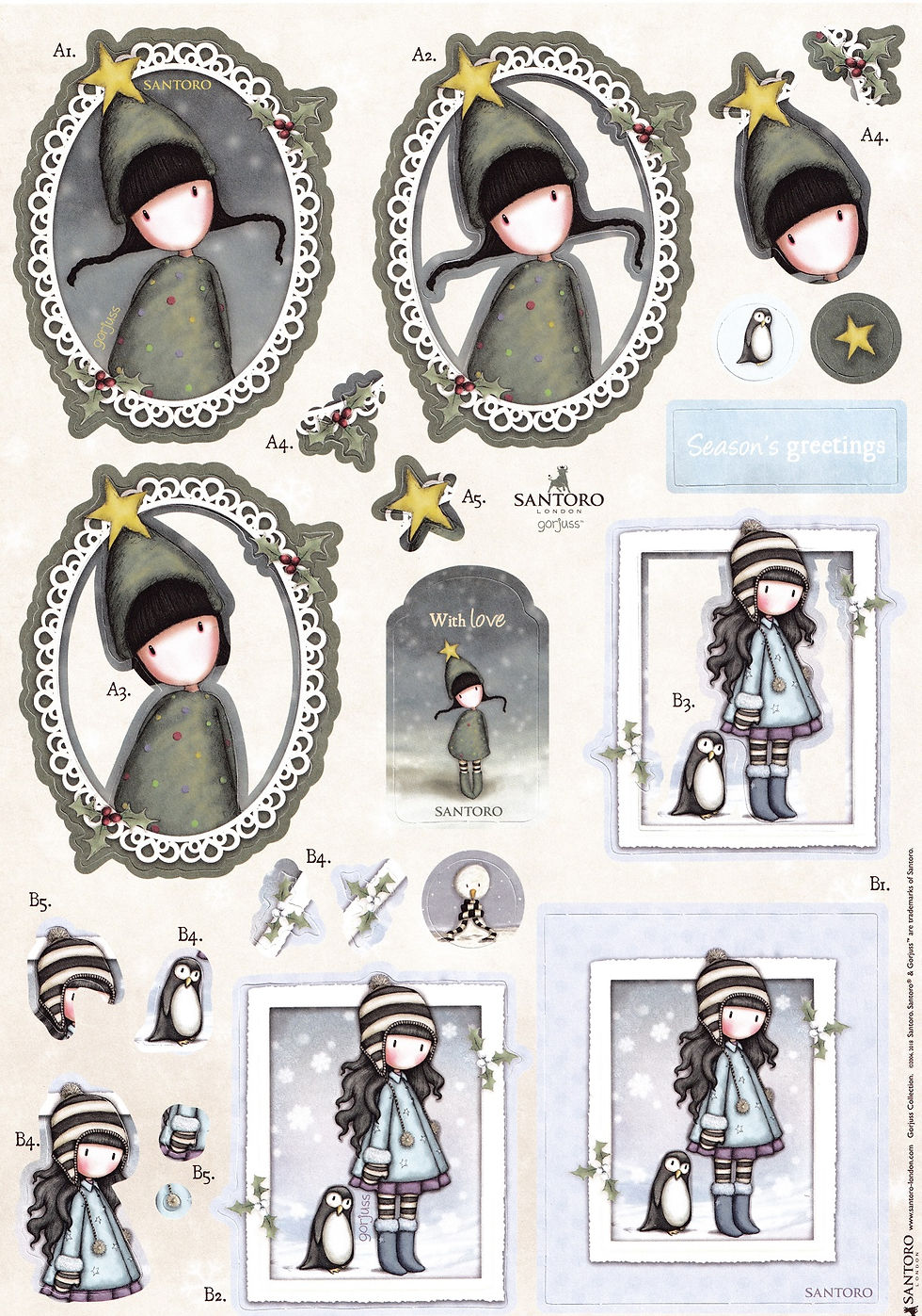 Thumbnail: Santoro London - Gorjuss A4 Ultimate Die-Cut & Paper Pack