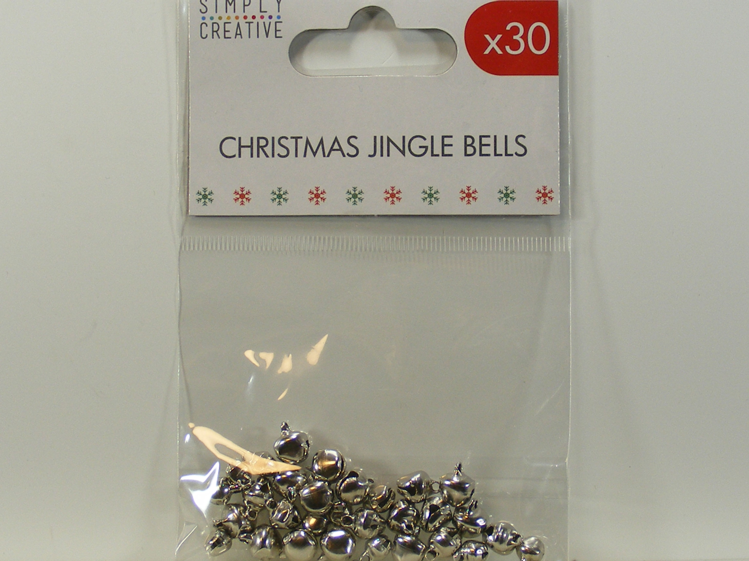 Simply Creative - Christmas Jingle Bells – Silver