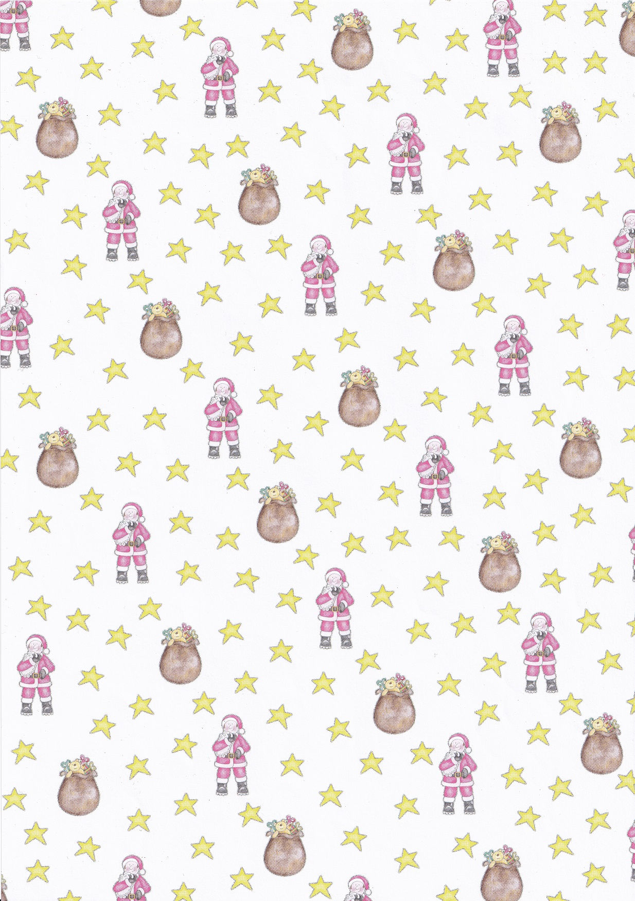 Paper Nation - Santa & Sack Backing Paper