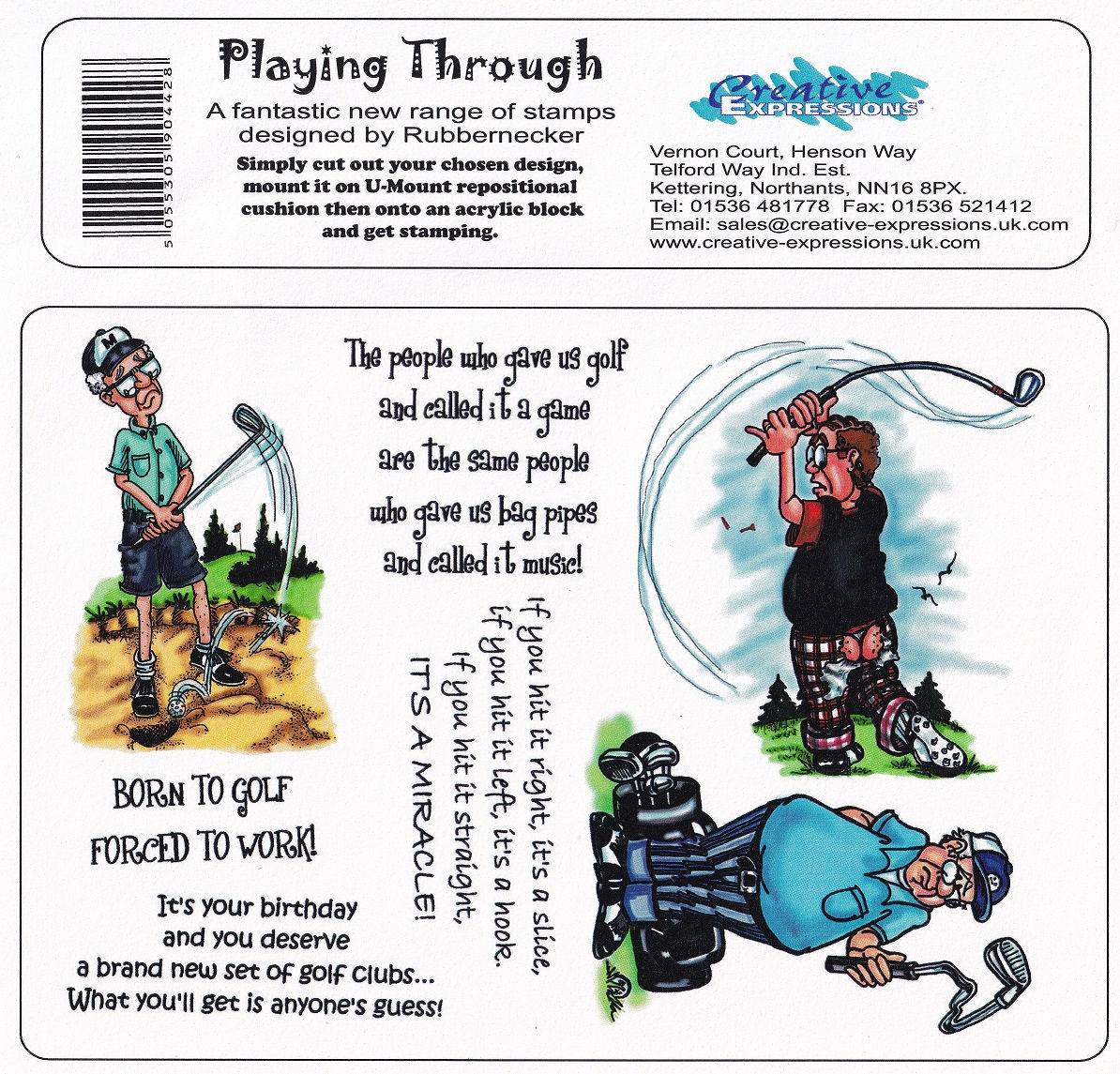 Creative Expressions - Playing Through Unmounted Rubber Stamps