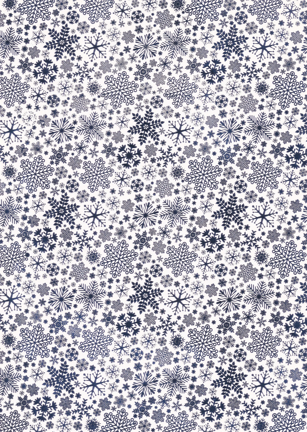 Kanban - Assorted Snowflakes Background Card (Silver)
