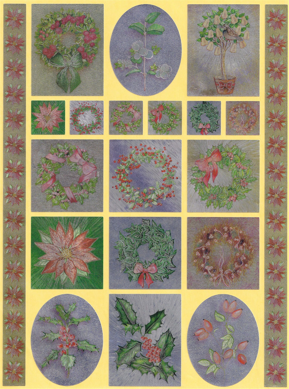 Dufex - Christmas Wreath Stickers.