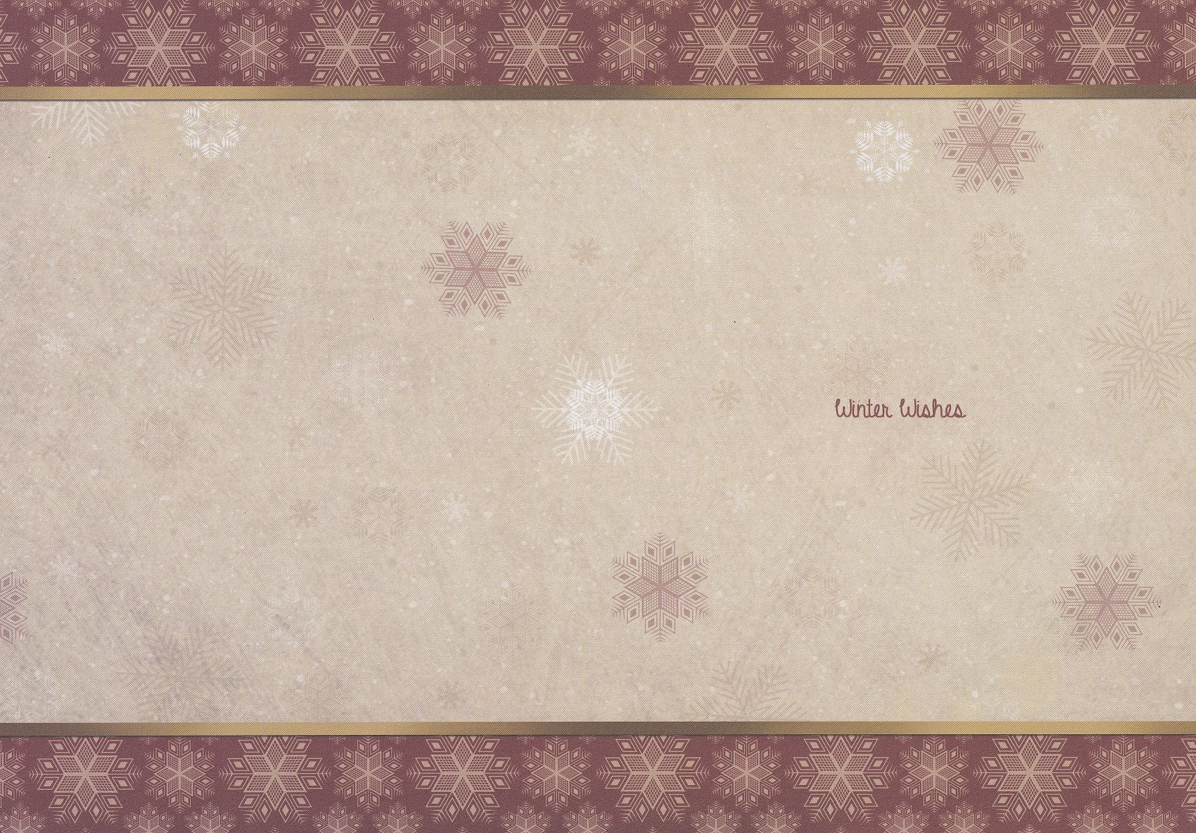 Hunkydory - Christmas A4 Christmas Card Insert