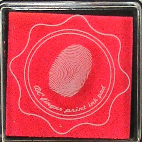 DC - Fingerprint Ink Pad - Vibrant Pink