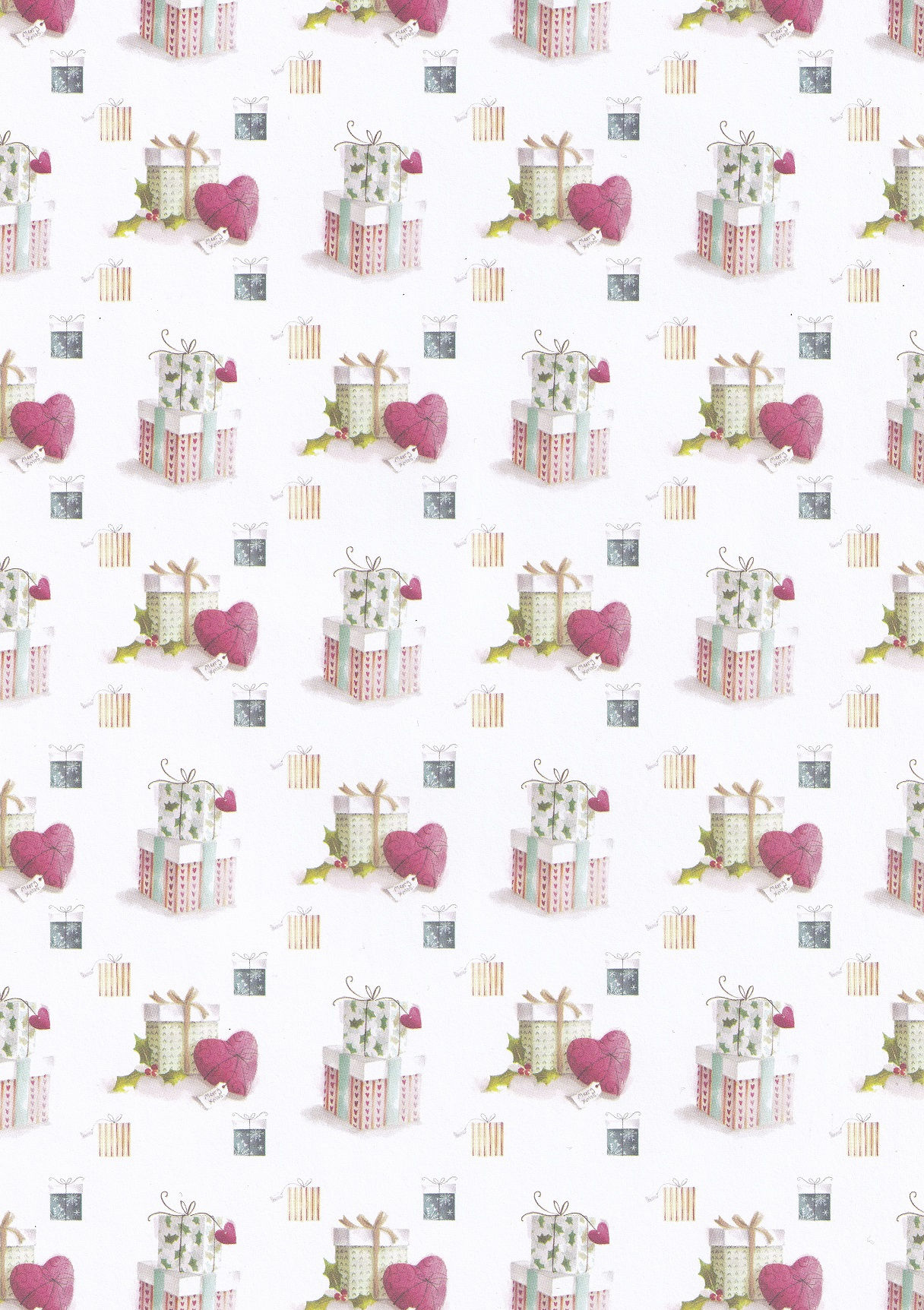 Docrafts - Henbury Lane Poinsettia Collection - A4 Patterned Paper