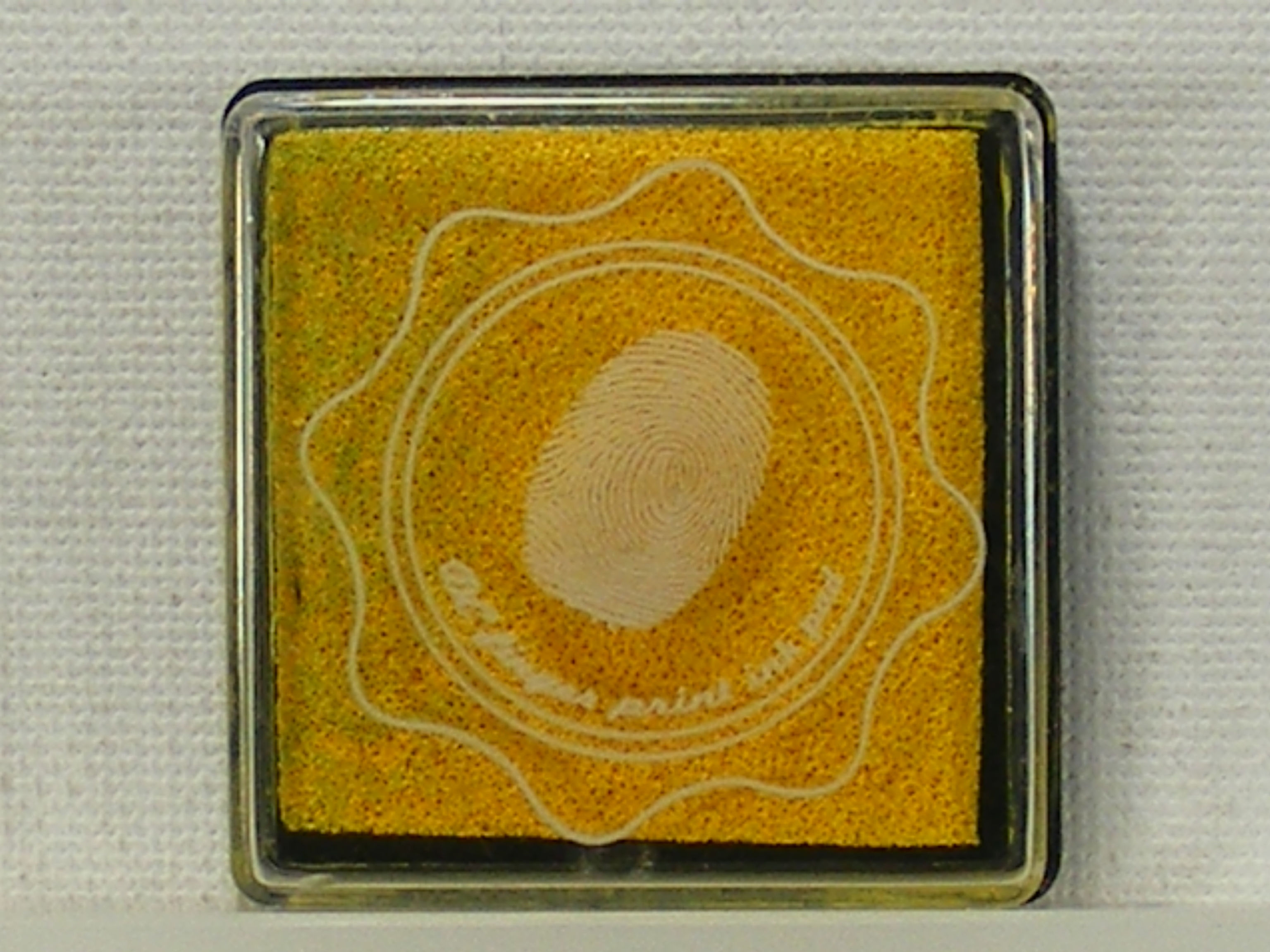 DC - Fingerprint Ink Pad - Yellow