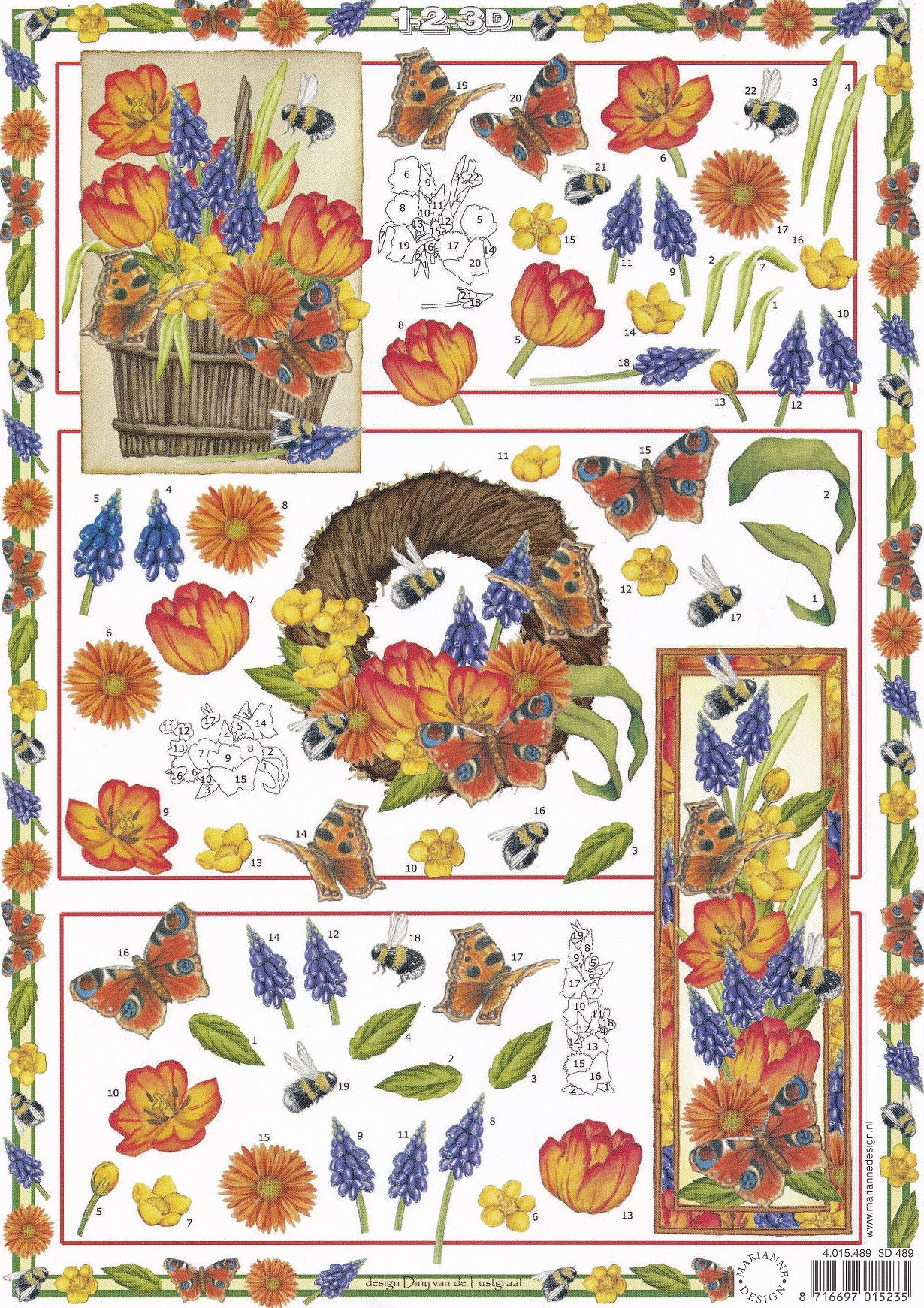 Marianne Designs - 3D Floral Decoupage