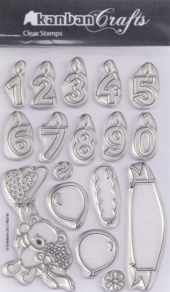 Kanban - Birthday Clear Acrylic A6 Stamps