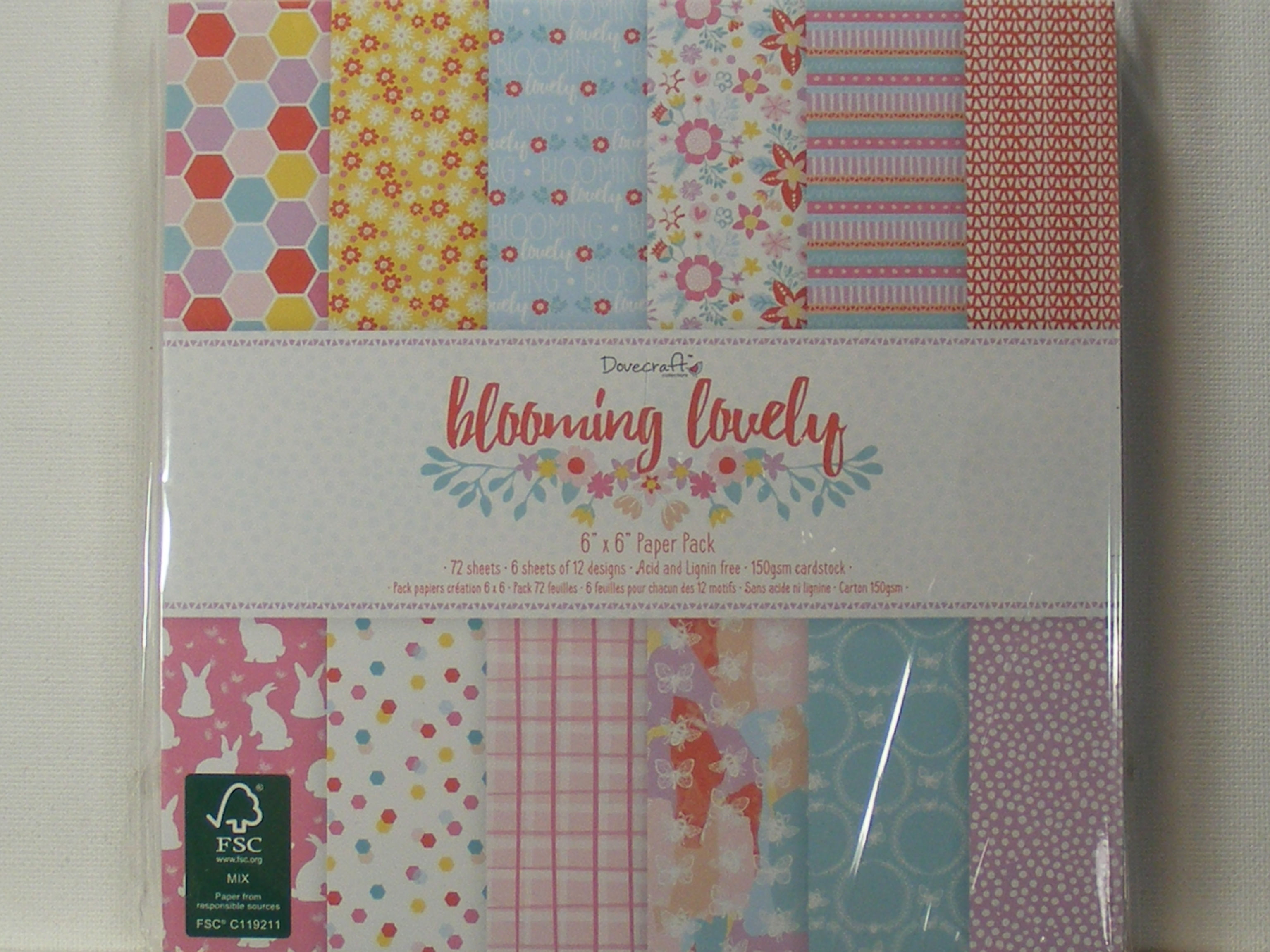 Dovecraft - Blooming Lovely 6" 6" Pack