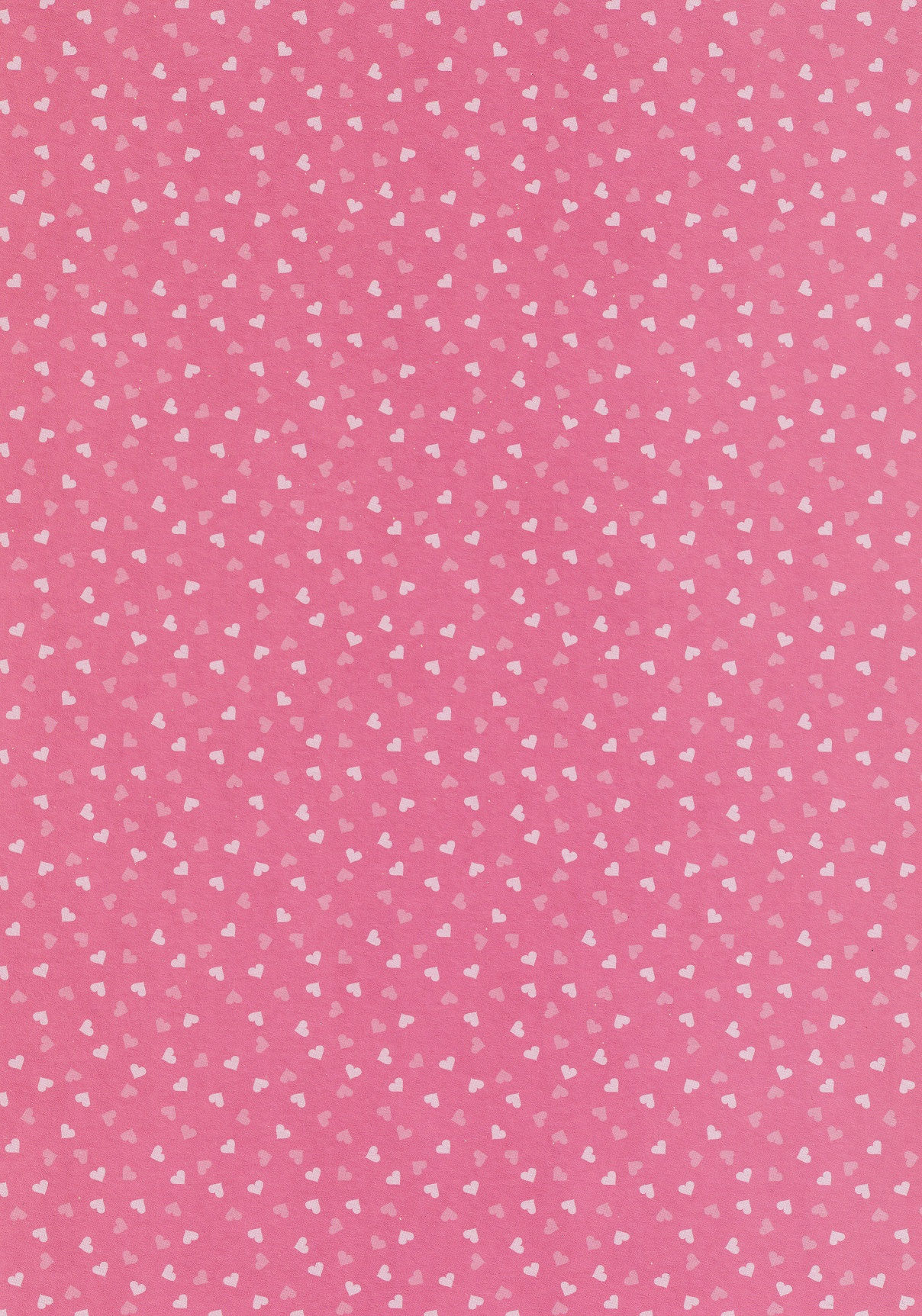 Kanban - A4 Doubled Sided Designer Card - Little Hearts & Pink Marks