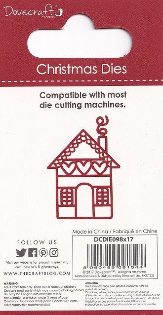 Thumbnail: Dovecraft Christmas Dies - Gingerbread House.