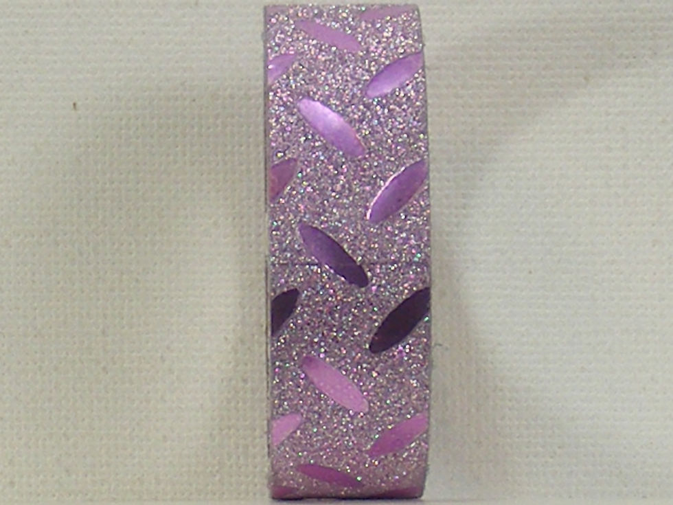 Craft Washi Tape - Lilac Oval Design.
