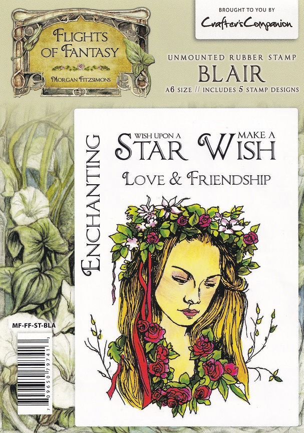 Crafters Companion - Flights Of Fantasy Blair Rubber Stamp