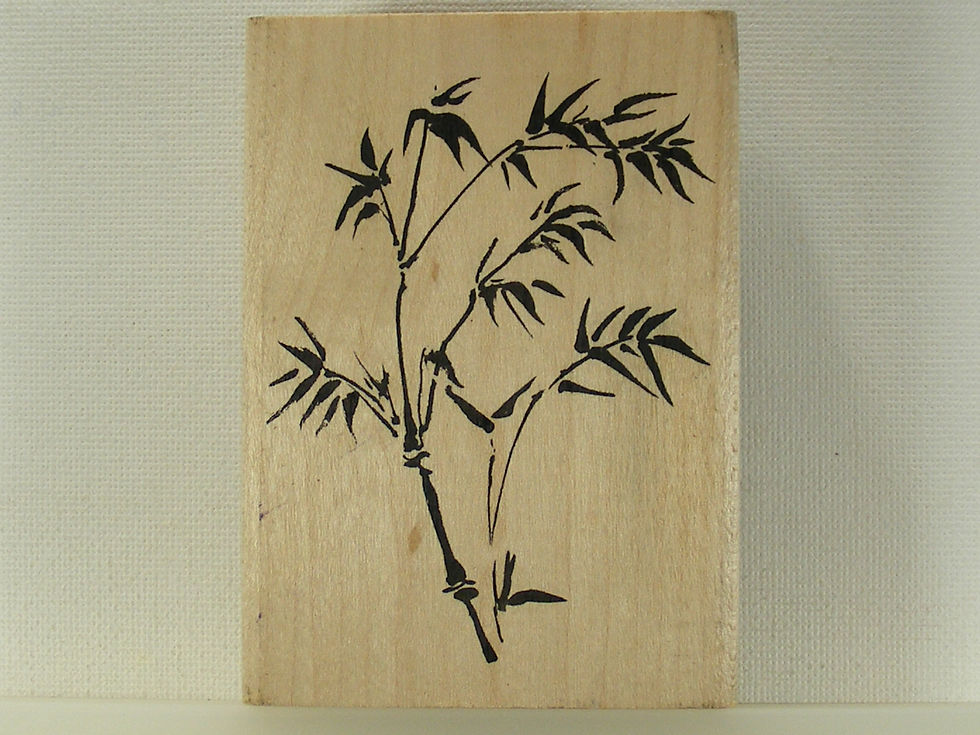 Judikins - Sprig Bamboo Rubber Stamp