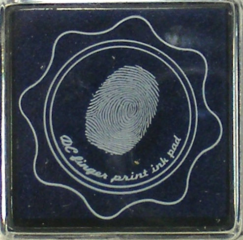 DC - Fingerprint Ink Pad - Navy Blue