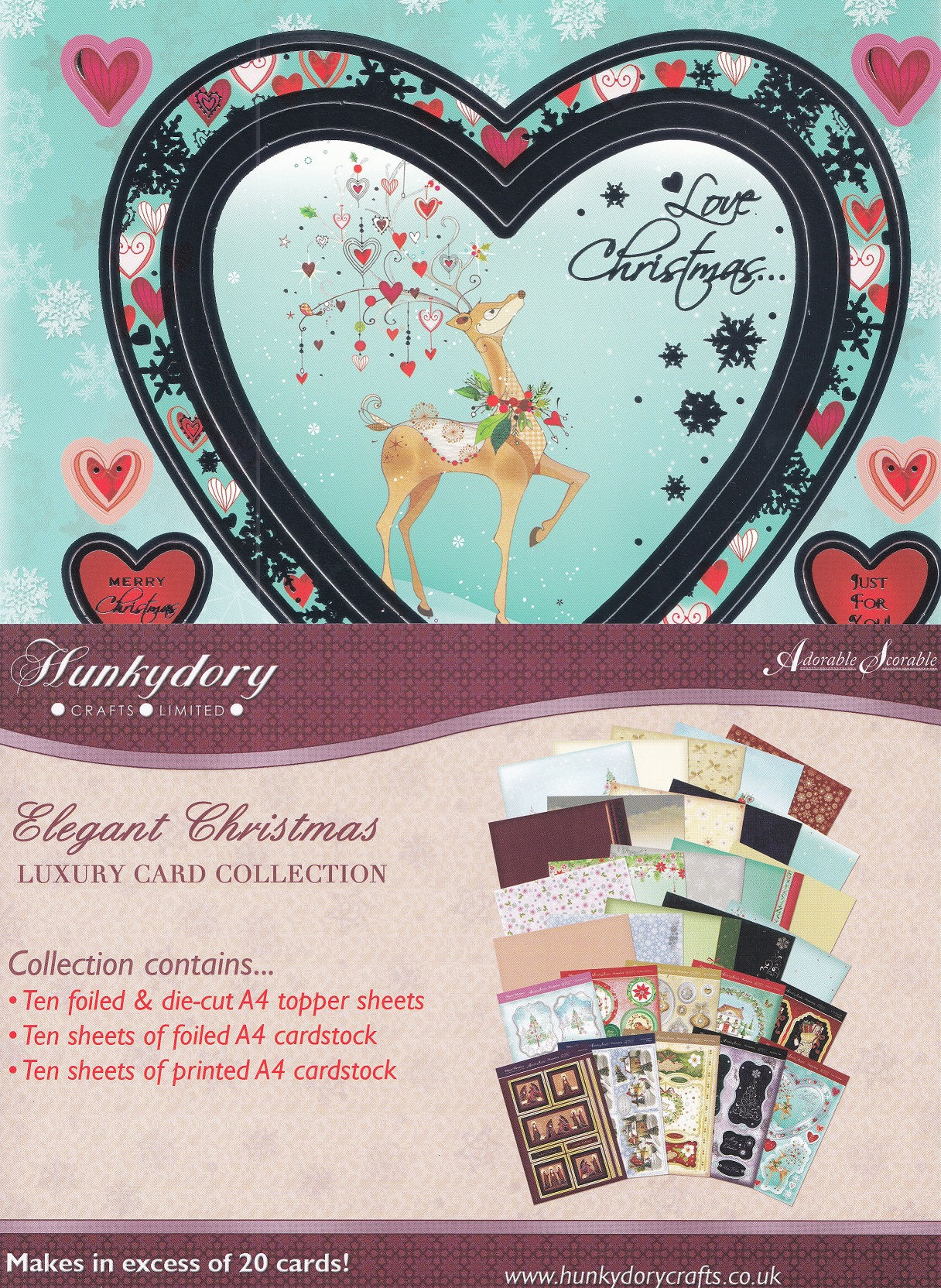 Hunkydory - Elegant Christmas Luxury Card collection