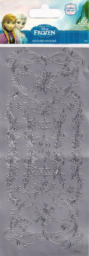 Disney Frozen - Holly Hearts Outline Stickers