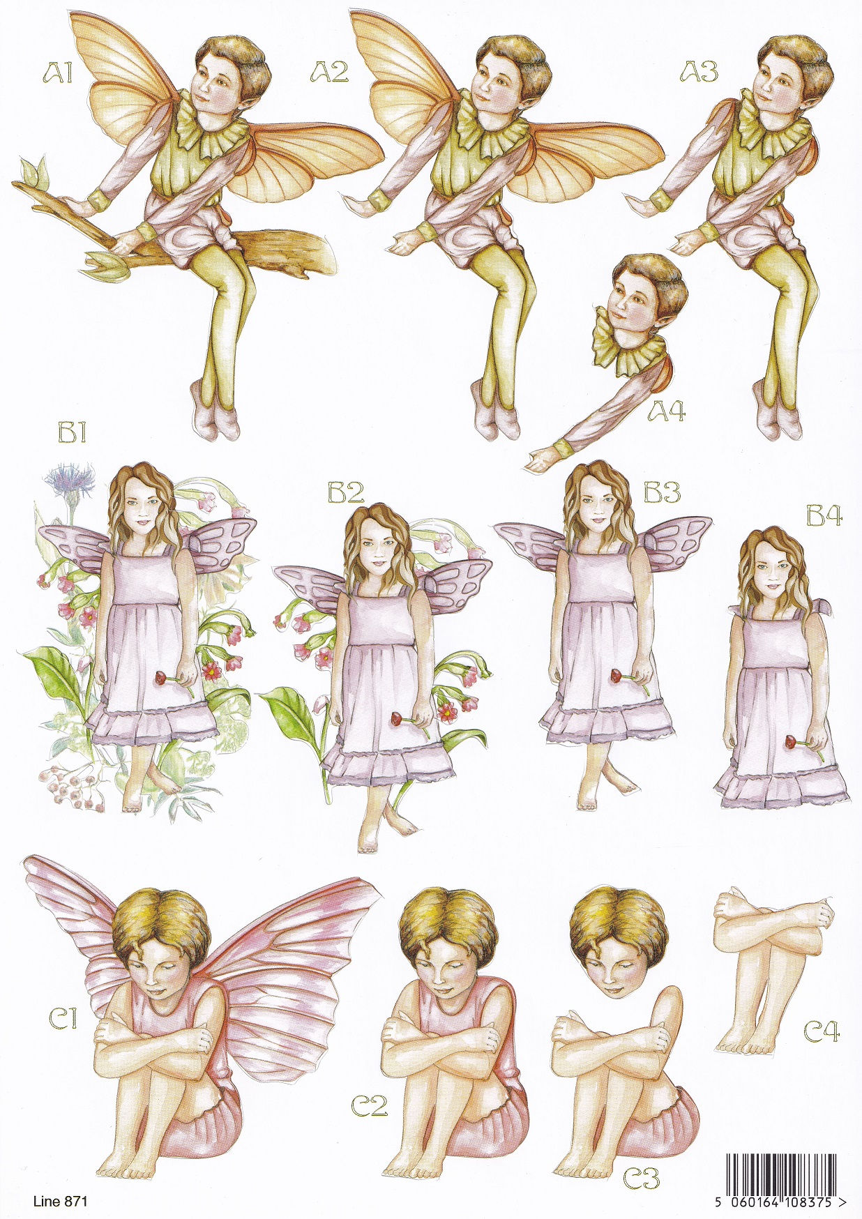 Craft UK - A4 Decoupage Sheet